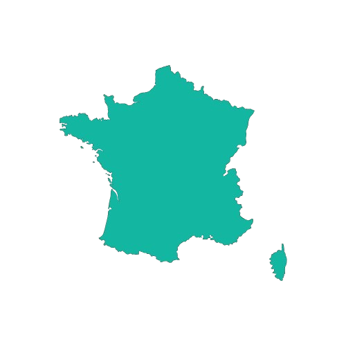 Une mise à disposition d’une **carte de France** avec les différents soignants engagés et sensibilisés.